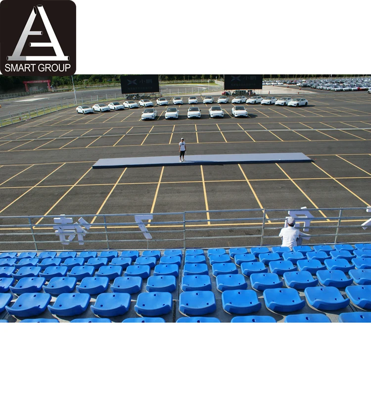 Steel Grandstand Temporary Outdoor Scaffolding Grandstand Bleachers Seating