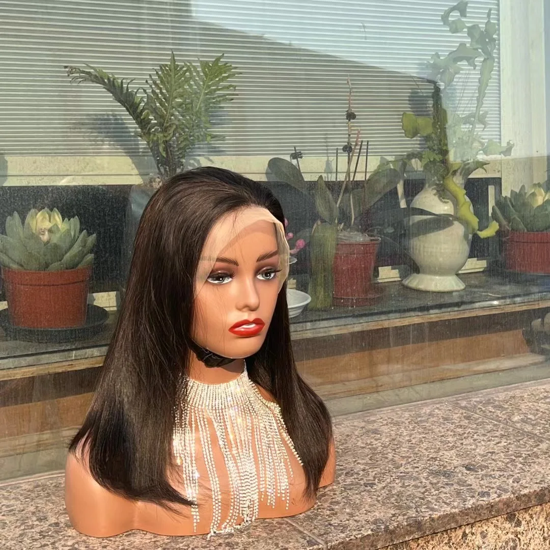 Wholesale cheap human hair wigs 13*4 Bob Wig Virgin hair ST women wigs human hair