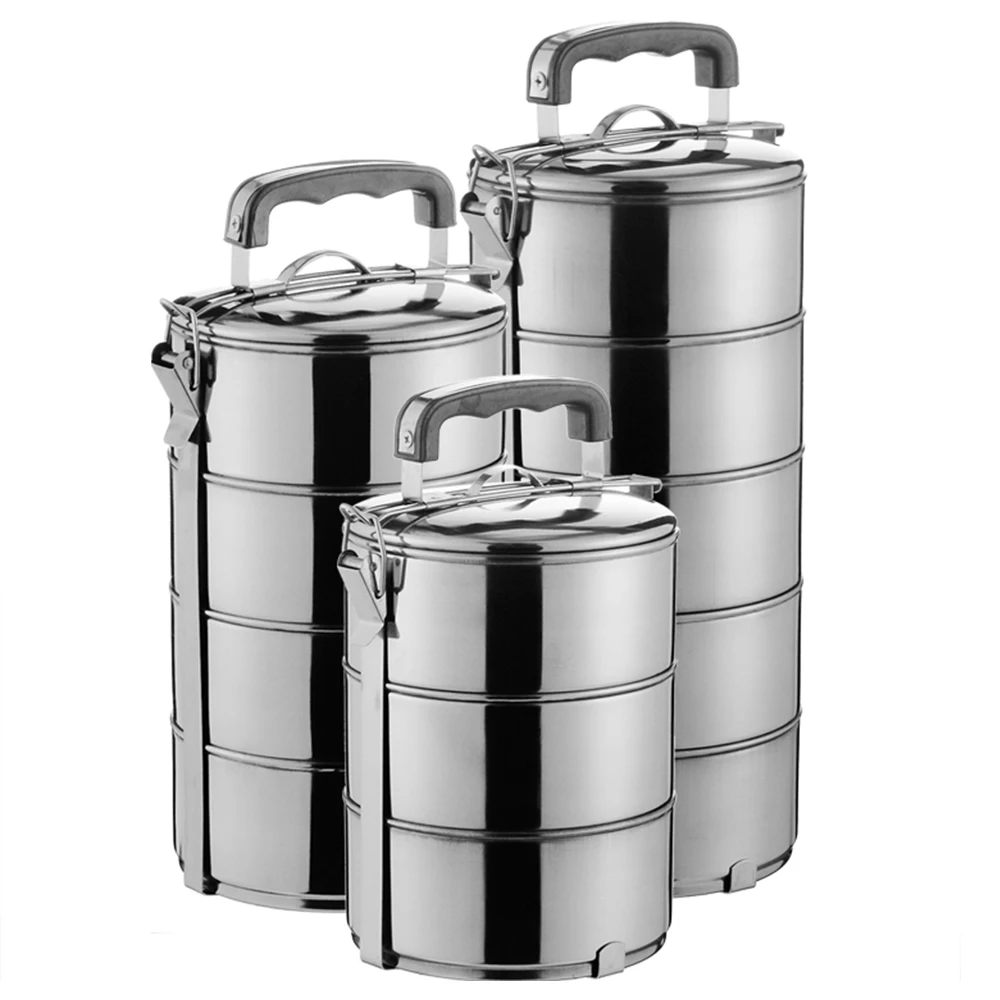 3 Layer Stainless Steel lunch box/tiffin with compartment