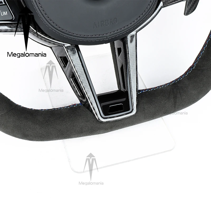 Old upgrade new 2025 M4steering wheel for BMW 3 Series M3 F20 F40 F30 F52 F48X1F39X2F25X3F26X4F15X5F16X6 Modified M Carbon Fiber