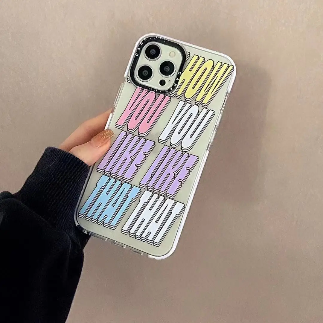 2022 Korea Style fashion silicone Phone case for iPhone 14 13 pro max