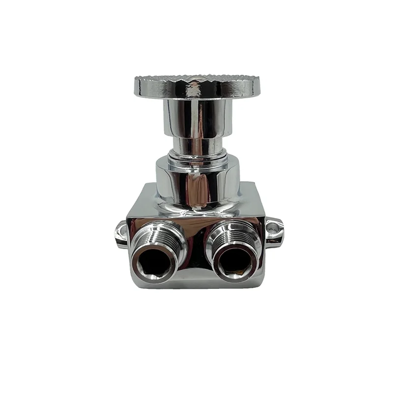 New Design Pedal Valve Full brass Time delay valve for basin faucet foot operated valve set
