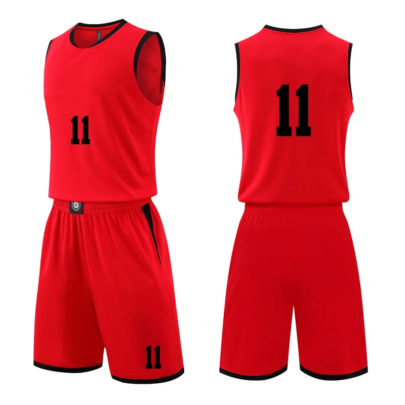 Wholesale Custom Breathable Basketball Suits Practice Basketball Jersey for Printing