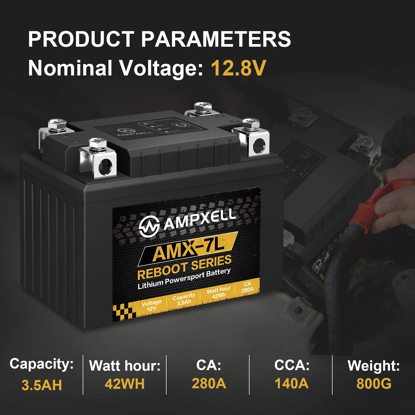 YTX4L-BS/YTX5S-BS motorcycle accessories high rate Motorbike Starter Battery  lifepo4 cell material 12v 3.5Ah CA210