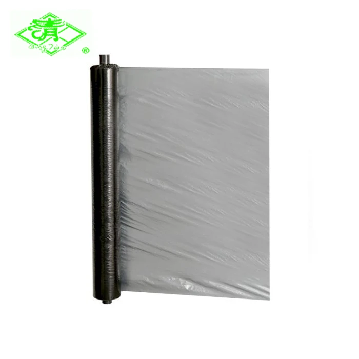 Agricultural Plastic  Control Mulching Film Black Silver Shine Mulch Film For graden greenhouse