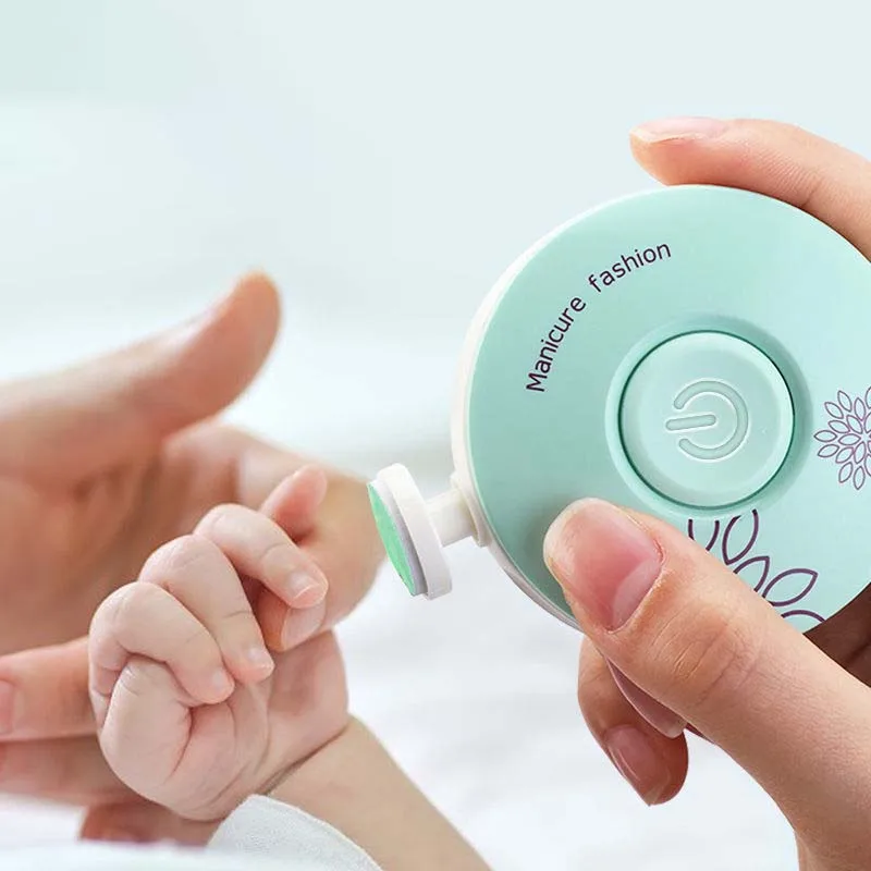 Safe Electric Baby Nail Trimmer Toes Fingernails Care Trim Newborn Toddler Toe Fingernails Electric Nail Trimmer
