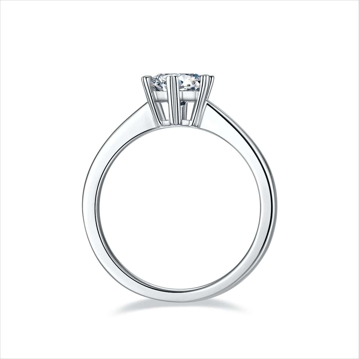 Deft Design Moissanite Women Wedding Jewelry Customized Engagement Silver 925 Ring For Love