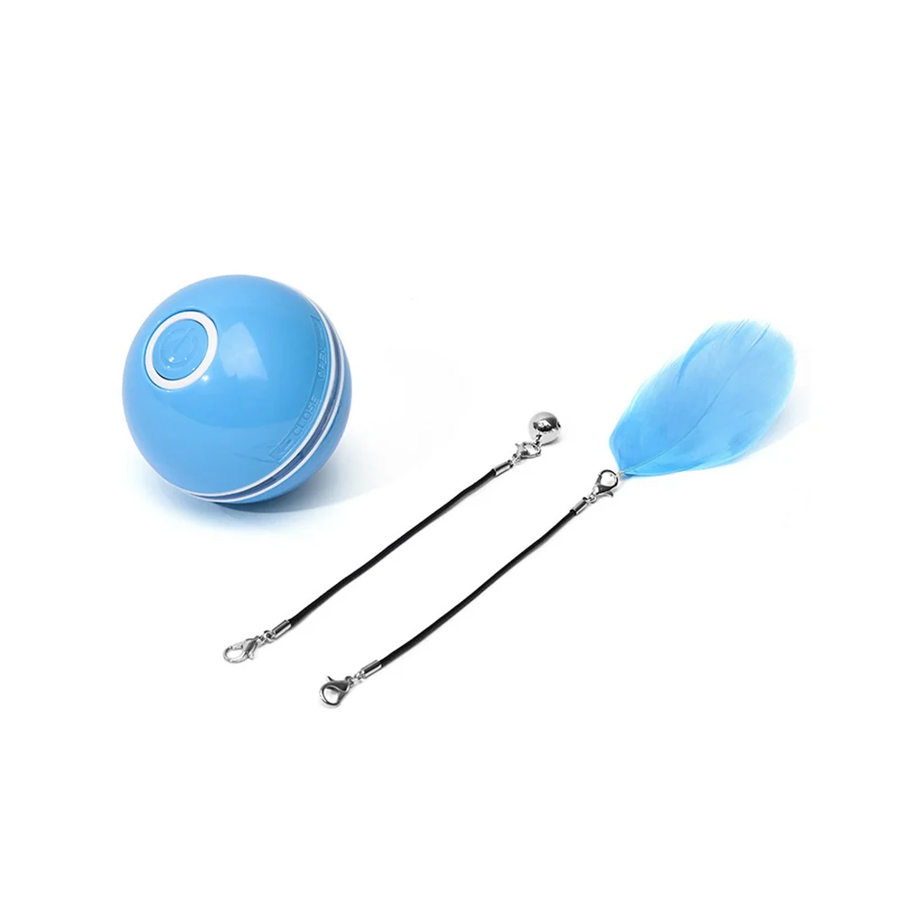 Креативная игрушка для кошек, интерактивный вращающийся на 360 градусов мяч для кошек с USB и светодиодной подсветкой, игрушка для кошек, мигающий мяч