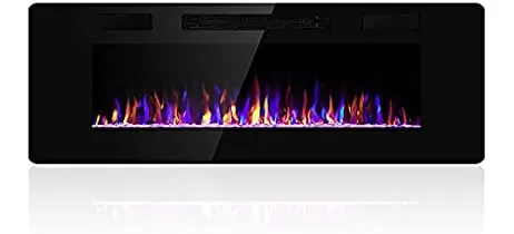Nine Colors Kamin Elektro Fireplaces Stoves Wall Mount Fire Place Decorative Fake Flame Electric Fireplace