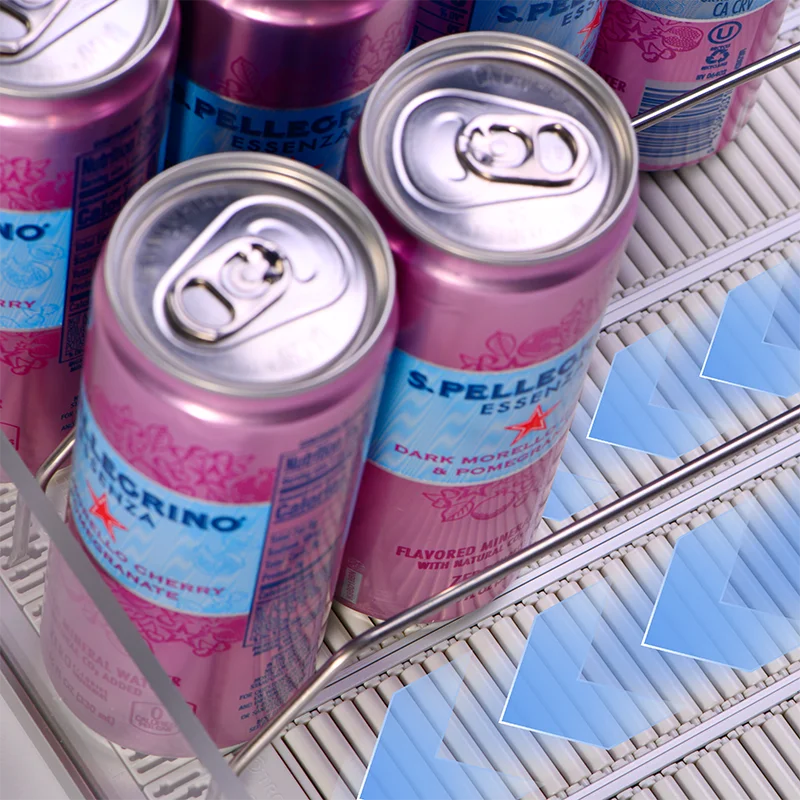 Plastic Gravity Bottle Drink Roller Display Rack Rolling Track Shelving Cooler Glide For Fridge