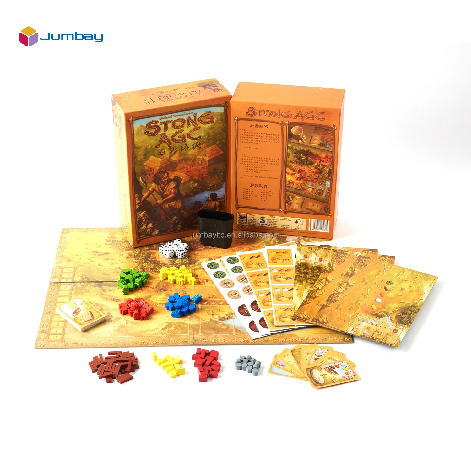 Good Quality Custom Printed Logo Your Design Tabletop Board Games Of Various Genres With Accessory And Base Box