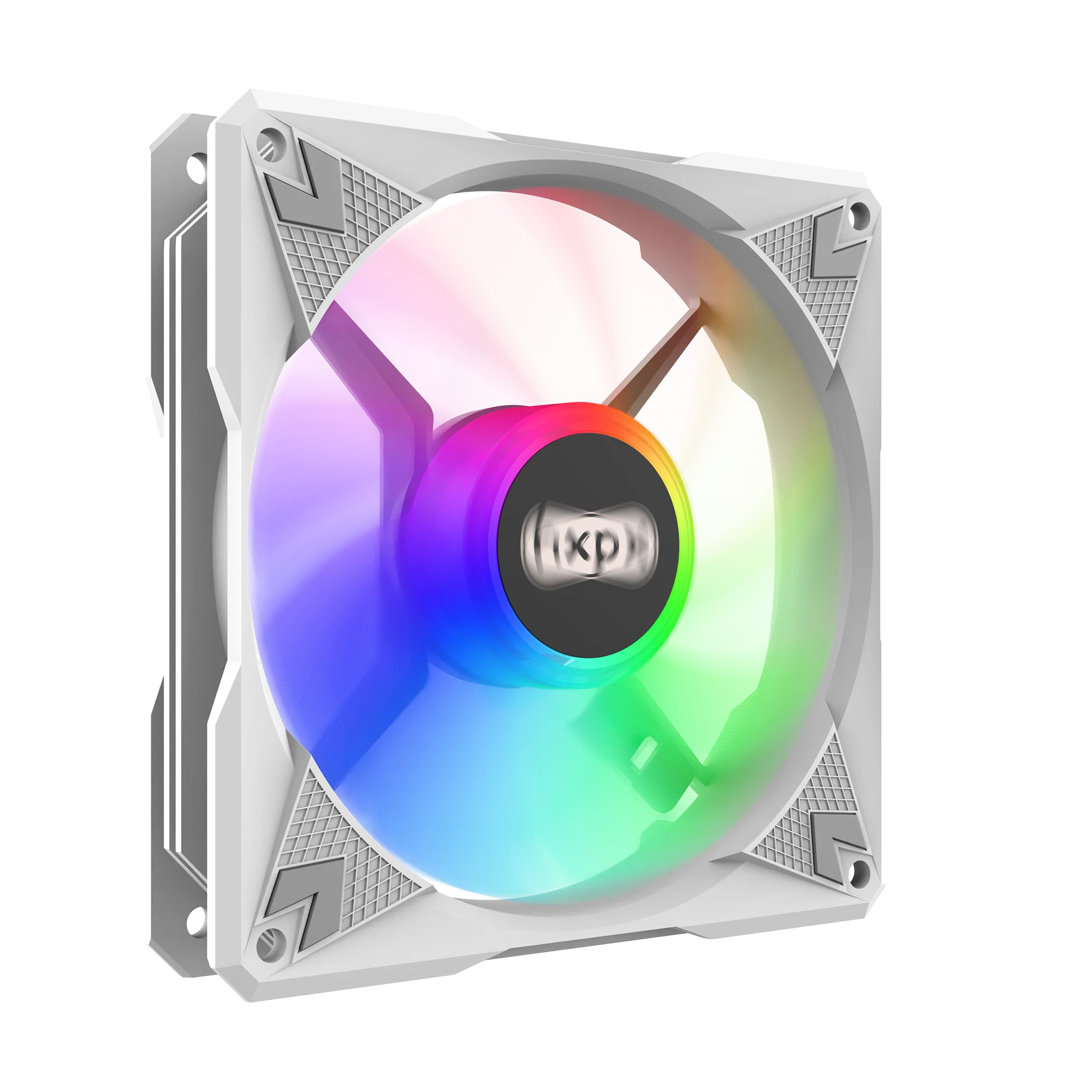 OEM King kong F-KK12 120mm White PWM 4PIN Case fan lil heatstick fan PC Computer CPU fans Cooling LED With MB sync ARGB Lighting