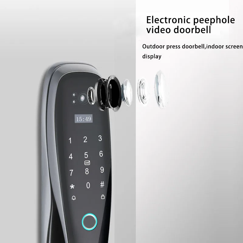 Fingerprint Smart Lock Door Remote Monitoring Automatic Intelligent Lock Electronic Password Lock
