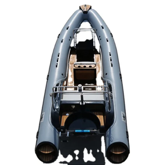 19ft 5.8m Deep V shape Inflatable Hypalon RIB Boats with Outboard Motor yacht for Sale