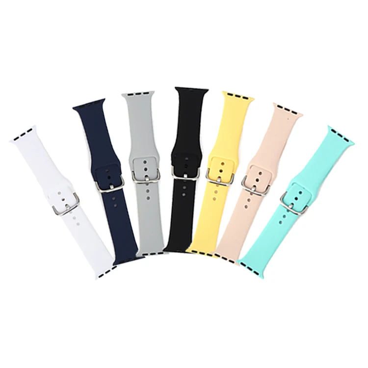 Силиконовый ремешок для часов, 31 цвет, 38 мм 40 мм, силиконовый ремешок для часов