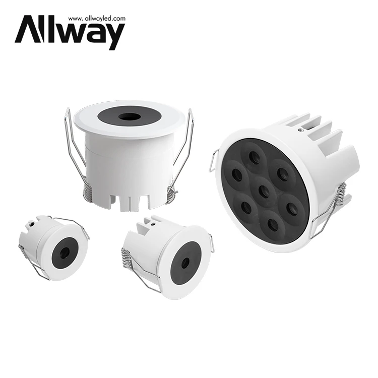 Allway, трендовый стиль, новинка, ССТ, внутренний мини-потолочный утопленный Точечный светильник, светодиодные точечные светильники, рамка