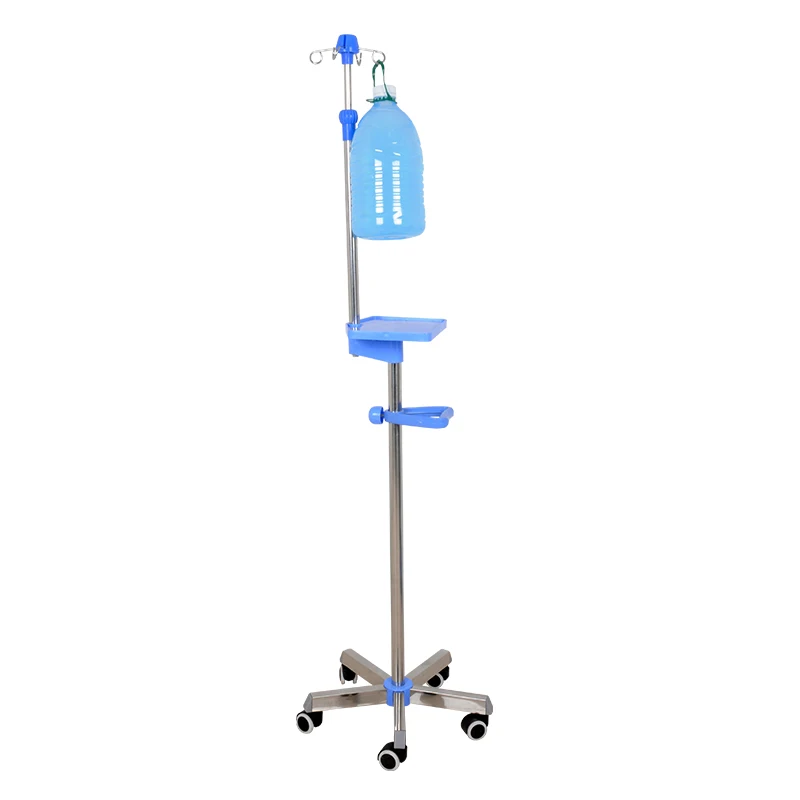 Портативная Регулируемая по высоте медицинская стойка сверхмощная капельная подставка Iv