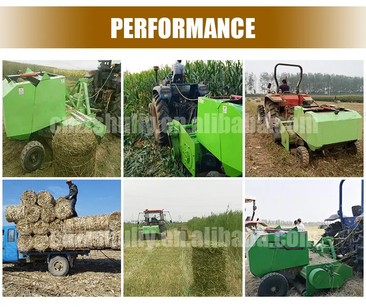 Large Round Hay Baler Caeb Mini Hay Crusher Alfalfa Baler For Sale