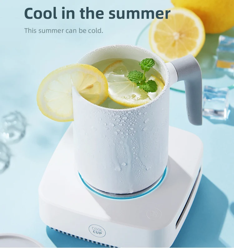  2021 New Portable Intelligent cup Smart mug milk mini table Constant temperature heating Quick