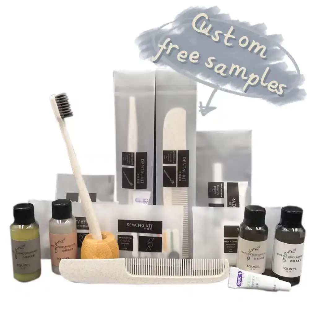 Disposable Hotel Supplies Custom Hotel Bathroom Kit Disposable Toiletries Set Hotel Aminities
