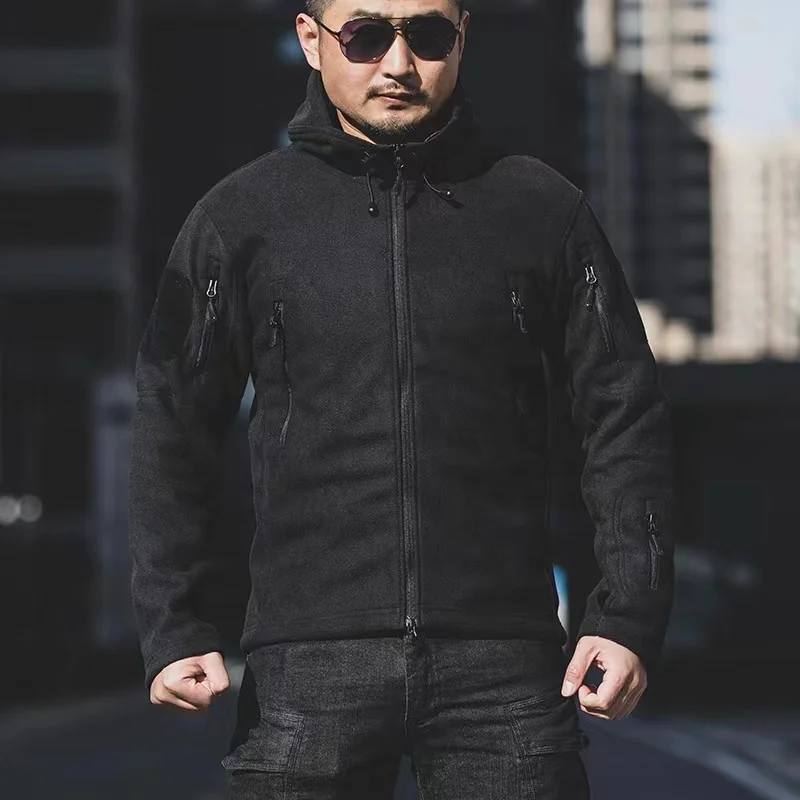 Call Dragon High Quality Wholesale Fleece Jacket Outdoor Hiking Warm Jacket Combat Camouflage Warm Jacket