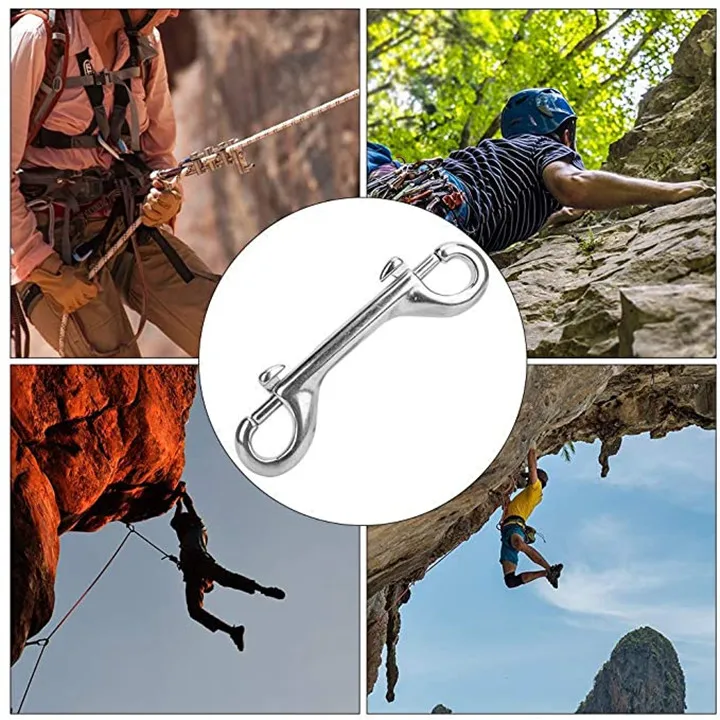 High Quality Stainless Steel Spring Hook Double End Hook Swivel Eye Snap Hook