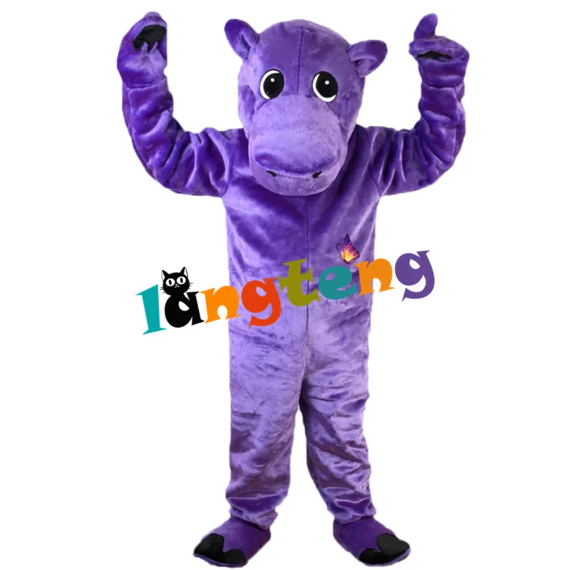 684 Animal Costume Funny Purple Hippo Fancy Dress For Holiday