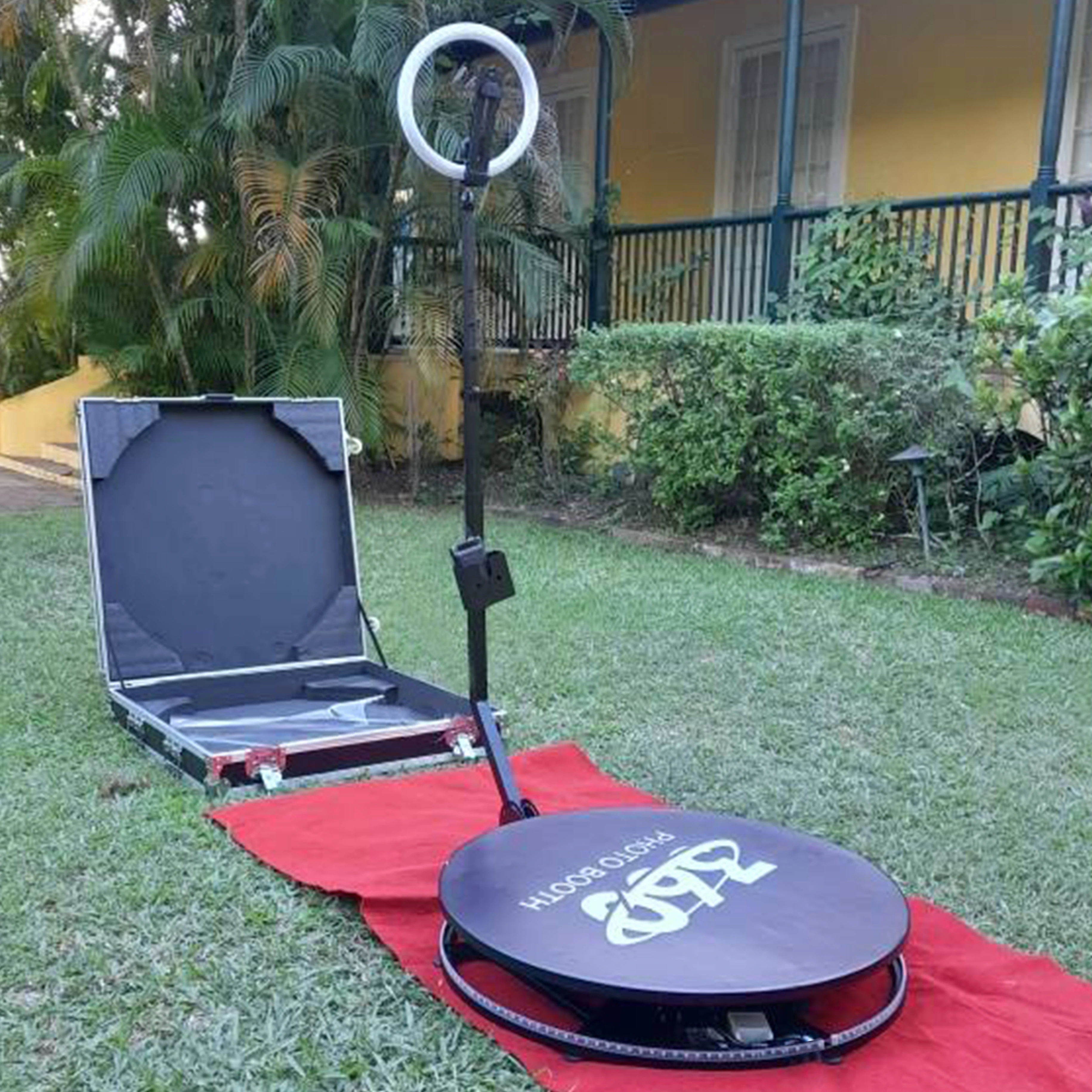 2 people 360 photo booth for children 27inch small photo booth easy to install photo booth 360 photobooth