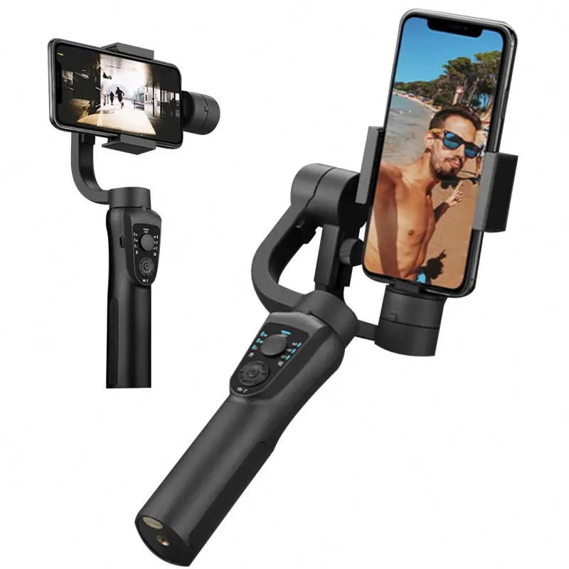 Adjustable phone tripod gimbal handheld cell camera with gimble stabilized mobile stand flexible cheap stabilizers