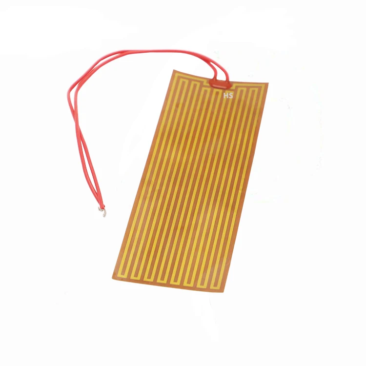 5V 6V 12V 24V Custom Shape Flexible Heating Element Polyimide Film Heater Etched Foil