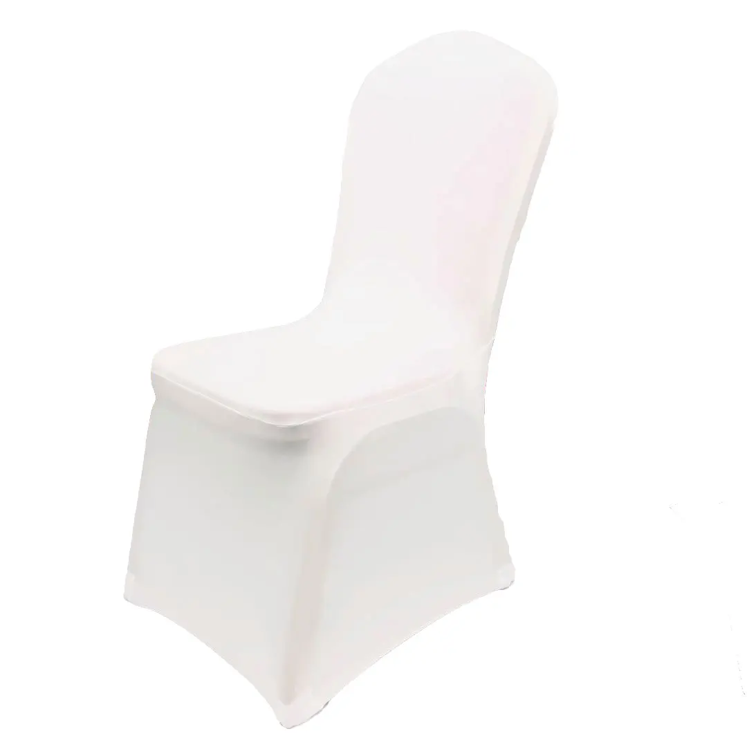 Factory Wholesale Stretch Spandex Wedding Banquet Dining Room Removable Chair Cover Seat Covers For Standard Chair