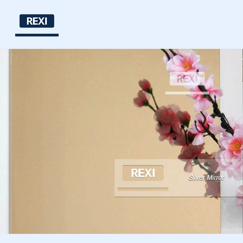 Factory Price 2mm 3mm 4mm 5mm 6mm Extra Clear Silver Mirror Glass Sheet Double Coated