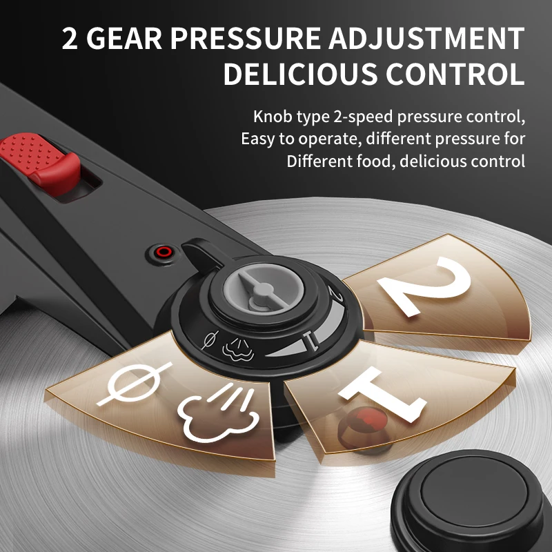 New High Quality Multi-functional Pressure Adjustable Stainless Steel 304 Gas Induction Pressure Cooker