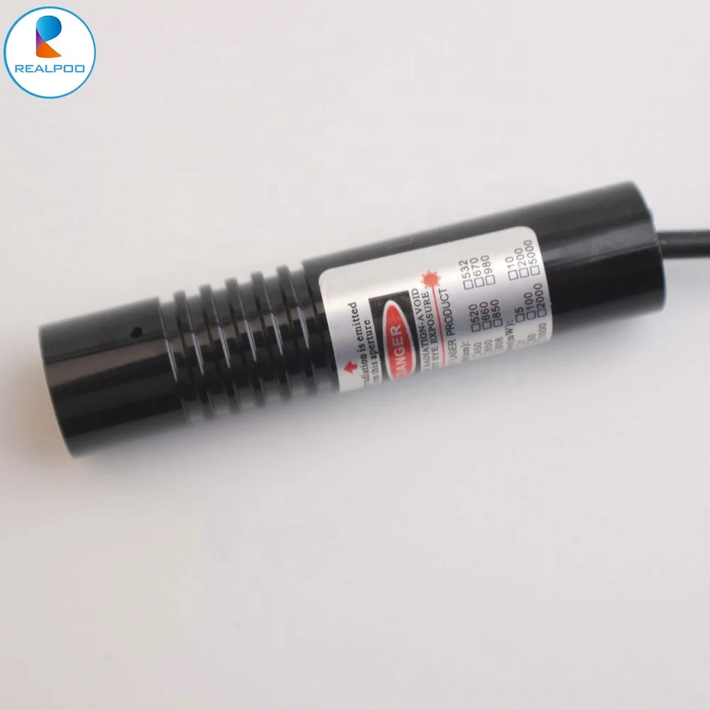 
High power red 650nm 100mw 12 meter line laser module for stone timber cutting machine 