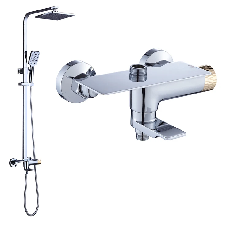 
DG_BB014 латунный настенный смеситель для ванны, медный смеситель для ванны, Набор смесителей для ванны, смеситель для ванны, душевая Ванна 