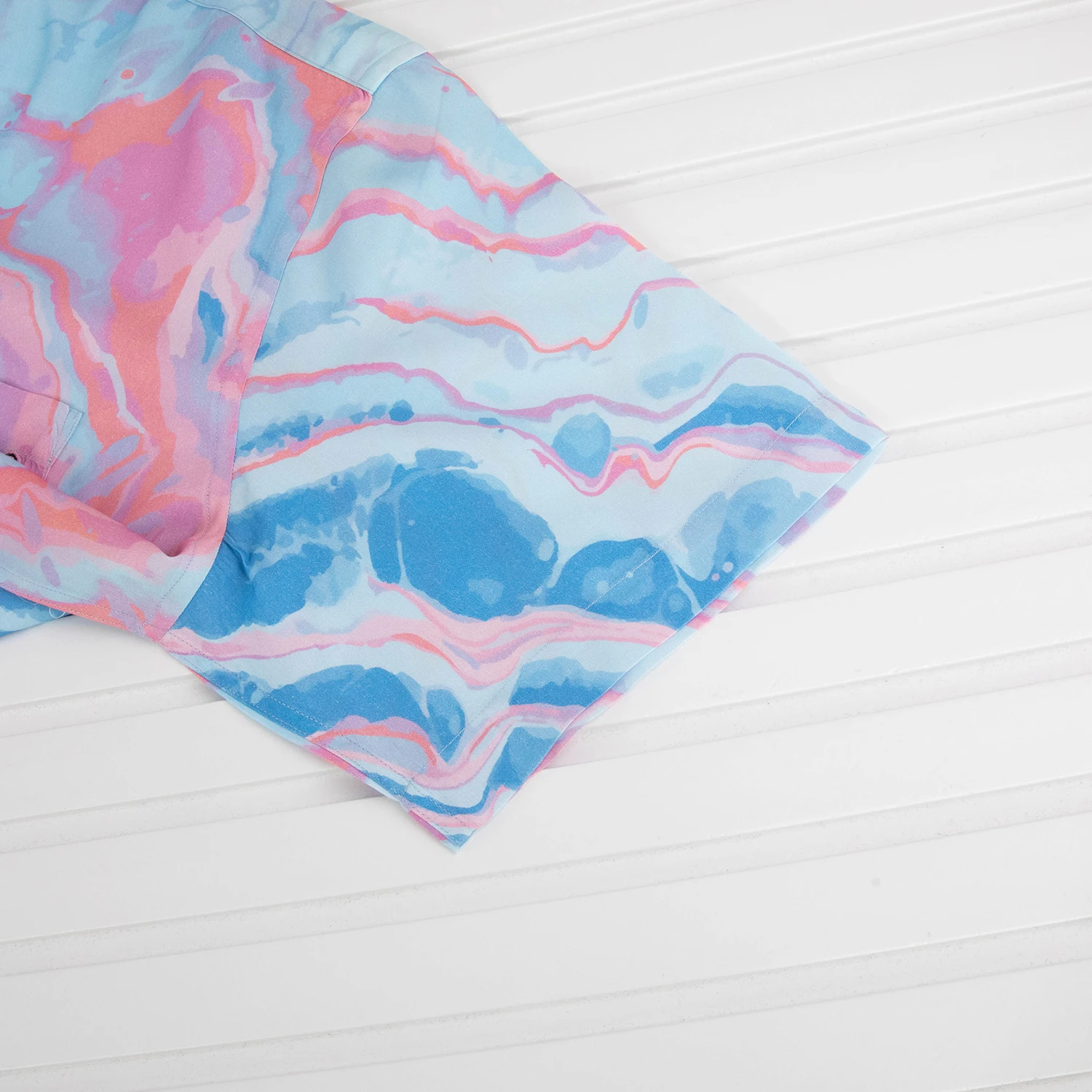 2024 New Fashion Mens Short Sleeve Printed Shirt Black Casual Shirts For Men