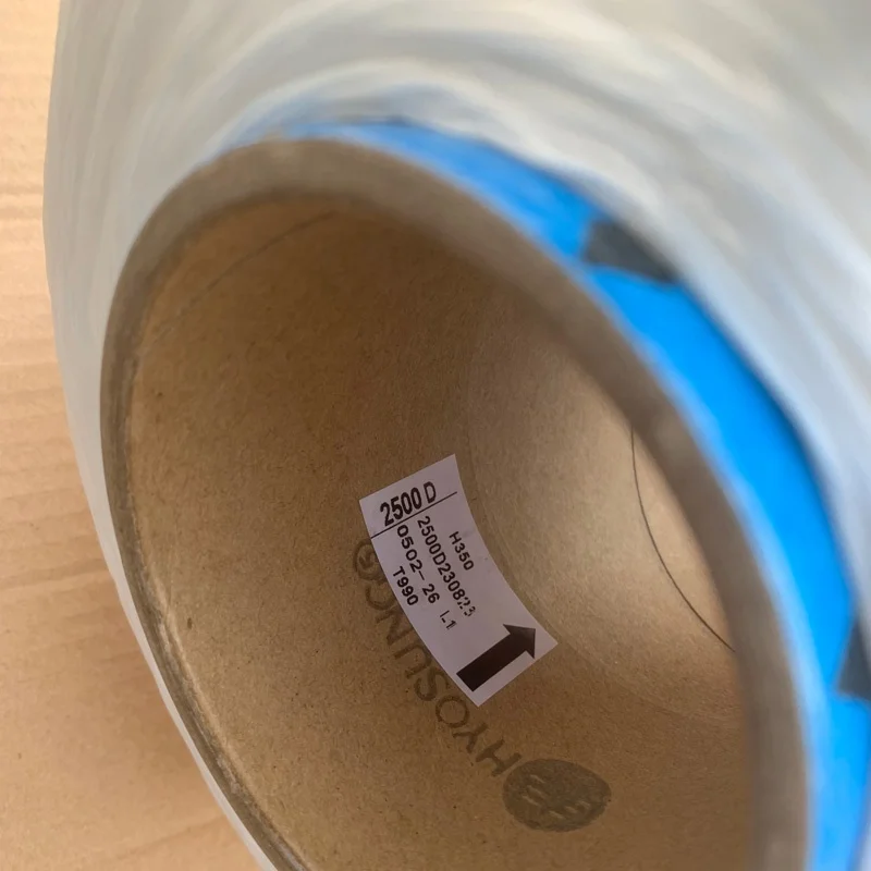 HYOSUNG manufactory transparent elastic thread creora 2500D AA grade T990 type H350 clear bare spandex yarn