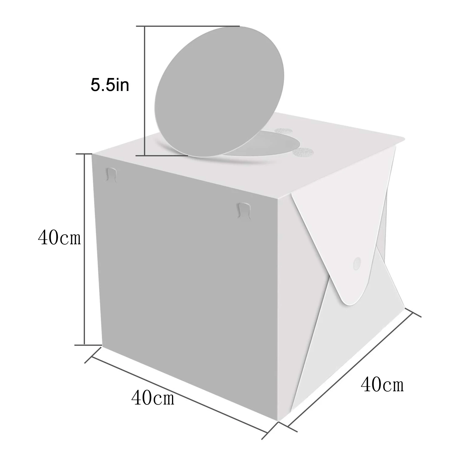 Фотография Light Tent 6 видов цветов 2 светодиодных полос 40 см х портативный аксессуары для фотостудий световой