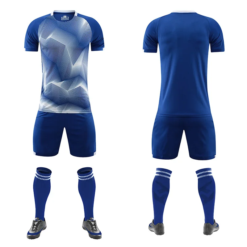 2022 Factory Direct Full Set Soccer Uniform Sublimation Printing Football Uniform Soccer Jersey