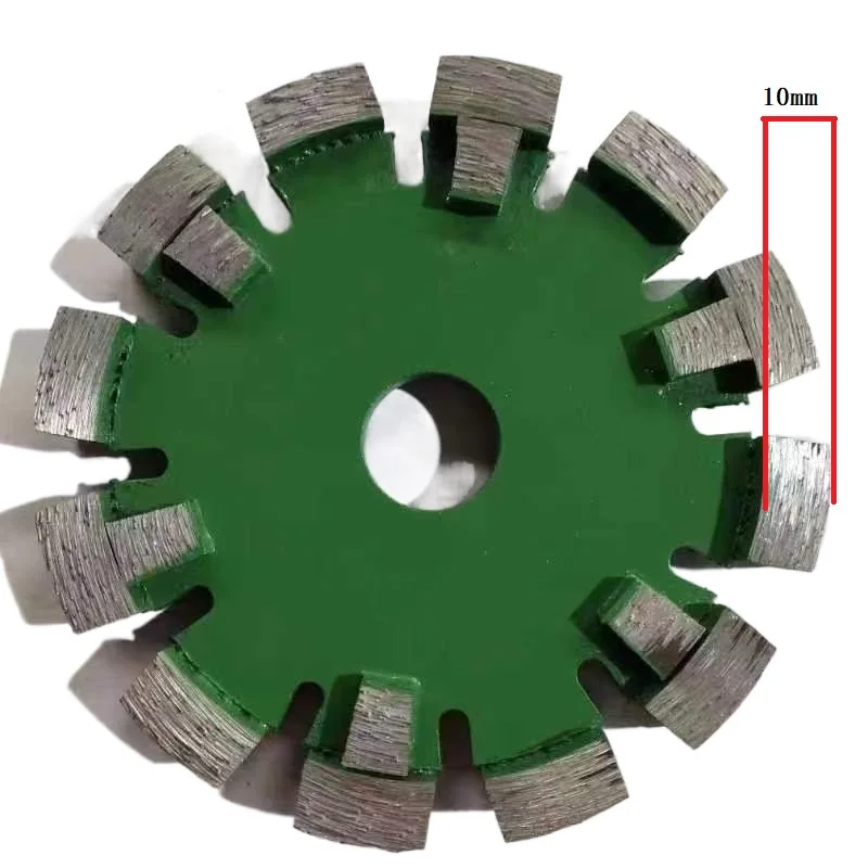 Thickened blade sharp 115mm floor heating diamond laser welding slotted saw blade