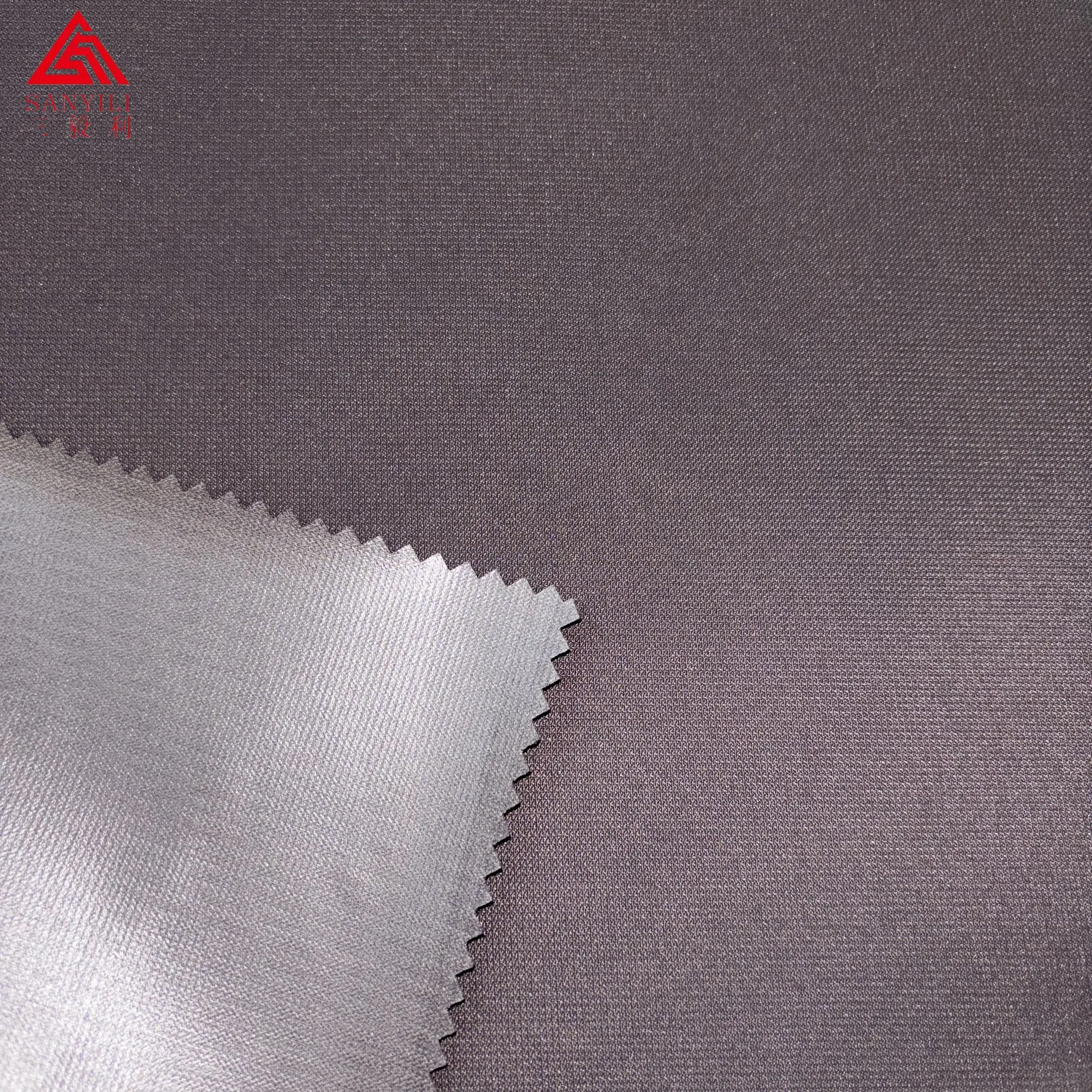 Honeycomb polyester pongee fabric PU/TPU laminated fabric soft handfeeling breathable waterproof for clothing