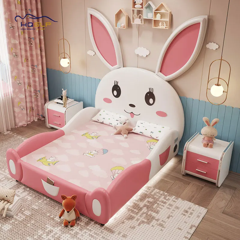 children bed modern pink princess bed kids  beds  Girls Bedroom Furniture Style high quality