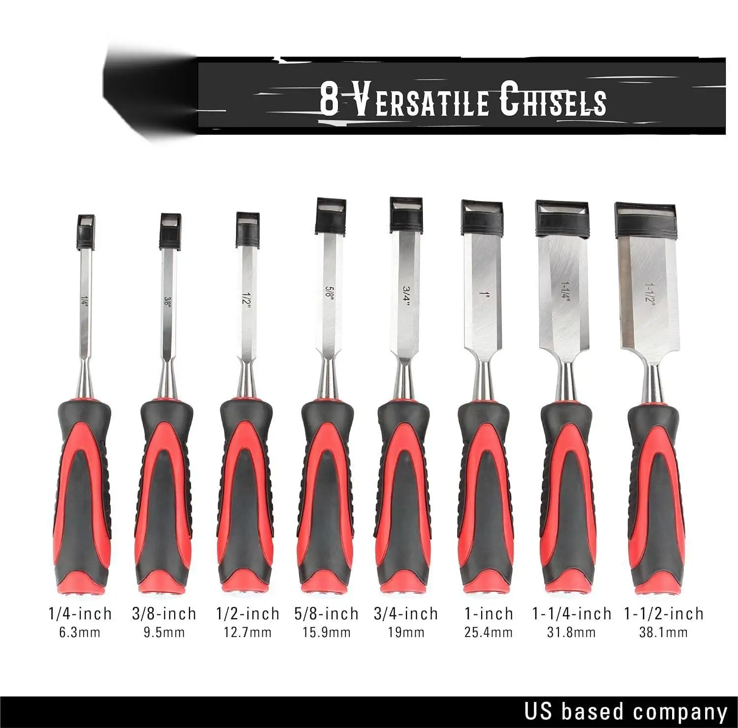 Premium Wood Working Tools and Equipment Wood Crafted Tools 13 Pcs Wood Carving Chisels and Sharpening Set