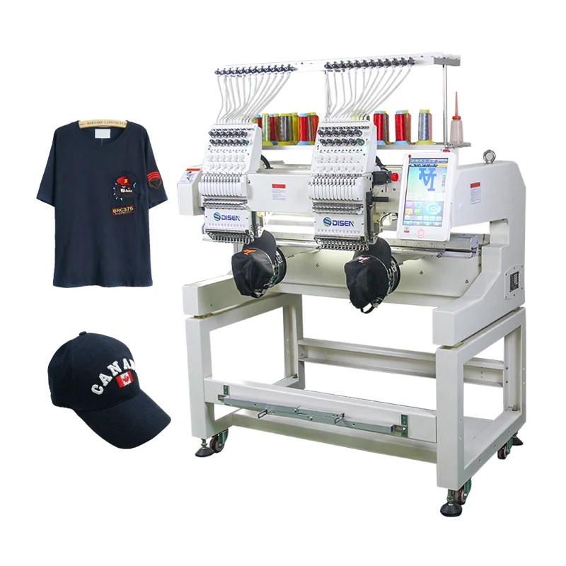 2 головки swf mas 12-needlees вышивка y машина wysd single-head-barudan-swf-2-head-embroidery-machine-prices-for-ac-servo-motor