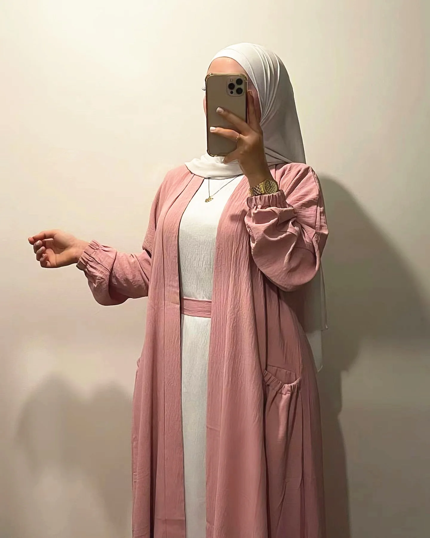 Manufacturer Wholesale Modest Women Clothing Islamic Open Abaya Designs Muslim Dress