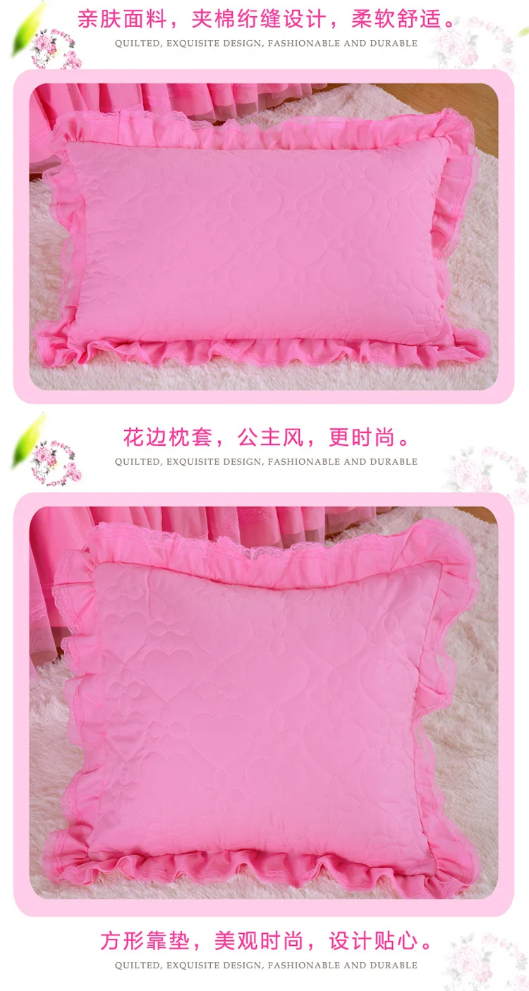 Reliable quality high grade new product princess style lace embroidery bed sets four seasons suitable bedding sets bed skirt