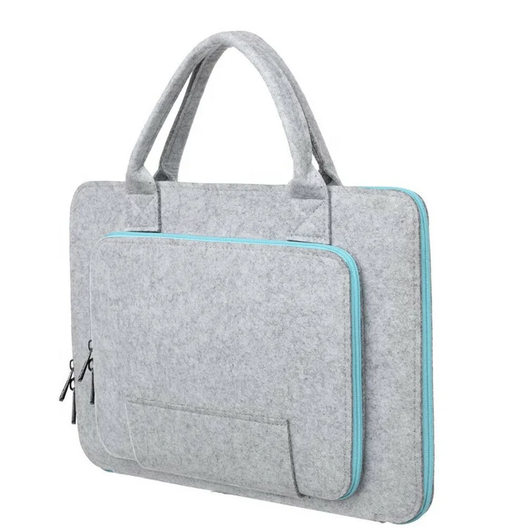 New Trendings Factory Custom felt computer bags laptop tote bag for women