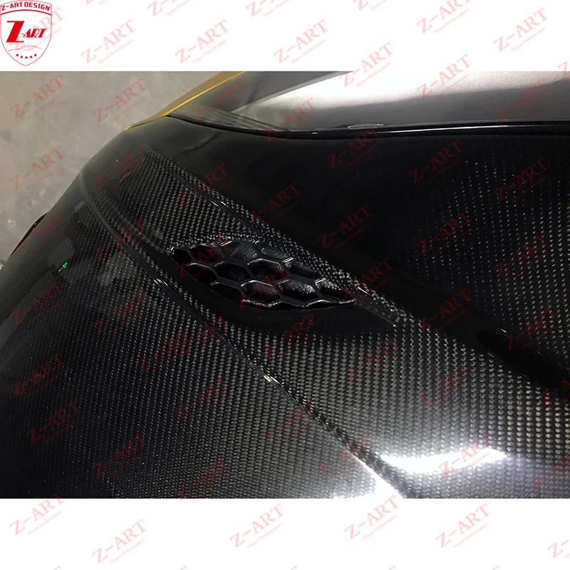 Z-ART 2007-2014 углеродного волокна капота двигателя для AUDI TT TTS 8J Реальные крышки