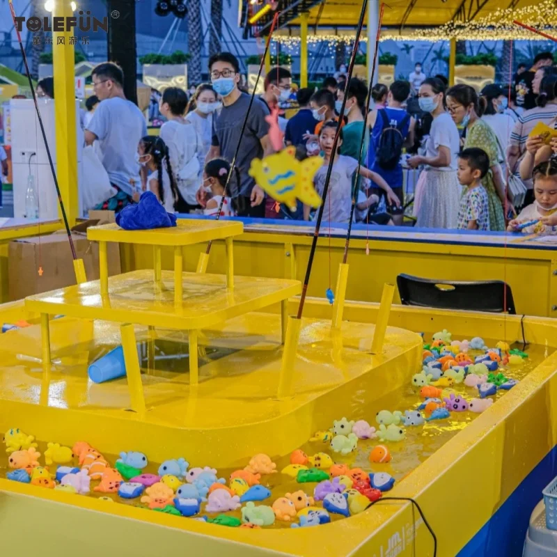 Tolefun Funfair Games Pesca De Pato Feria Unsere Entenfischerei Festival Hook A Duck Fishing Carnival Game Fun For All Age