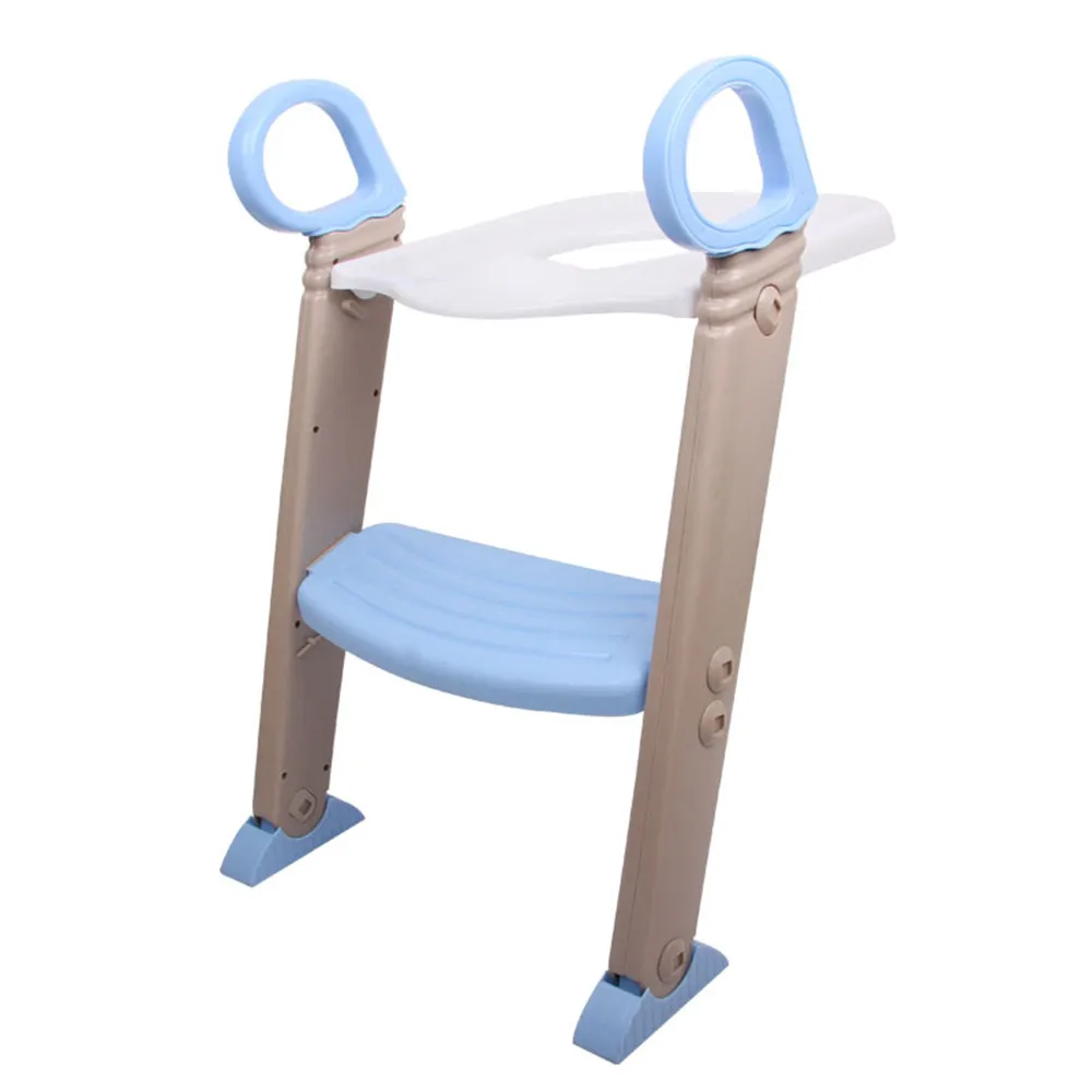 BBCare Potty Training Toilet Seat Chair with Sturdy Anti-Slip Step Ladder for Kids Toddlers,Comfortable w/Handles